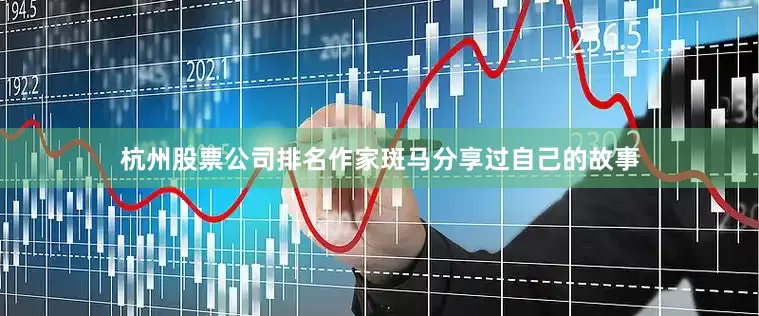 杭州股票公司排名作家斑马分享过自己的故事