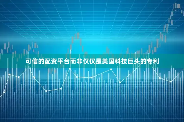 可信的配资平台而非仅仅是美国科技巨头的专利